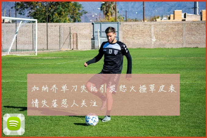 加纳乔单刀失机引发怒火捶草皮表情失落惹人关注