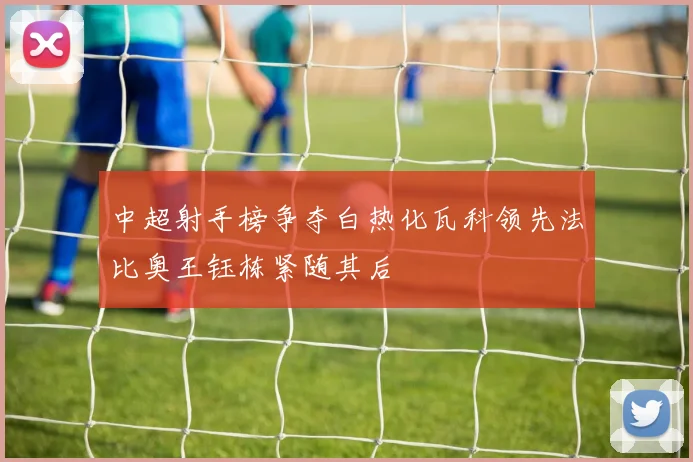 中超射手榜争夺白热化瓦科领先法比奥王钰栋紧随其后